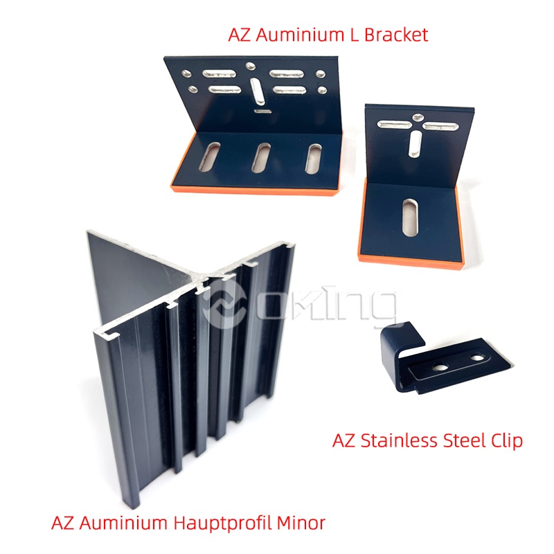 테라코타 세라믹 패널용 은폐/노출 고정 기능을 갖춘 전문 건물 외관 설치 시스템